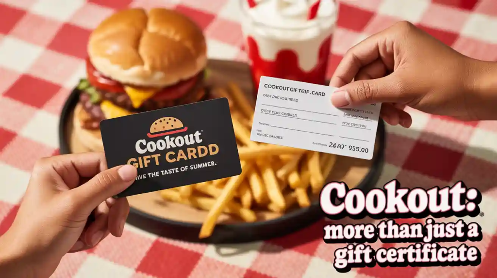 Cookout Gift Card VS Gift Certificates