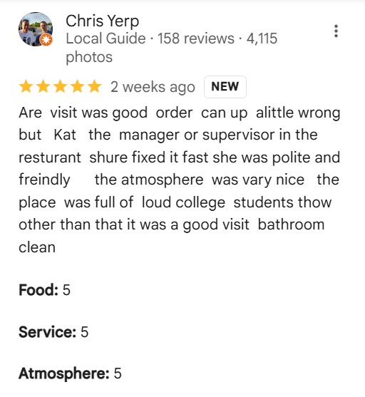 Cookout Reviews